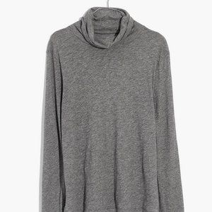 Madewell Heather Grey Long Sleeve Tee